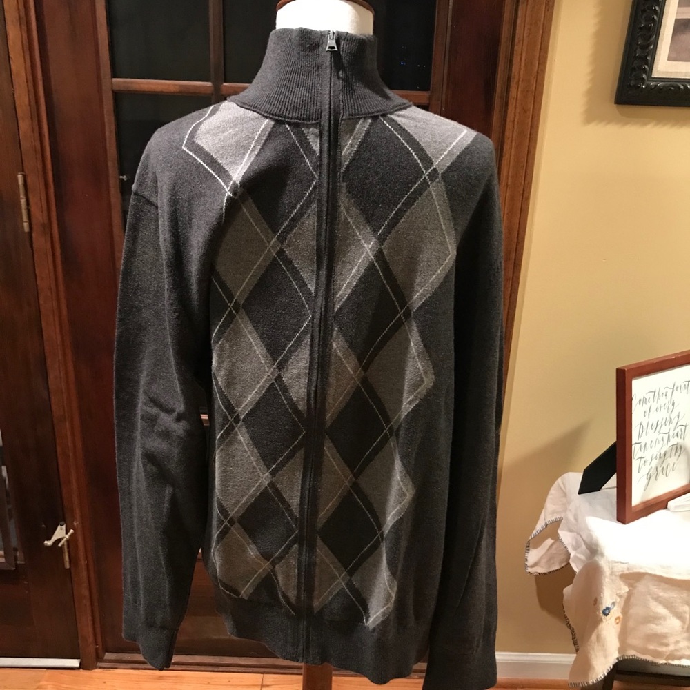 ❌SOLD❌  Banana Republic argyle sweater - like new